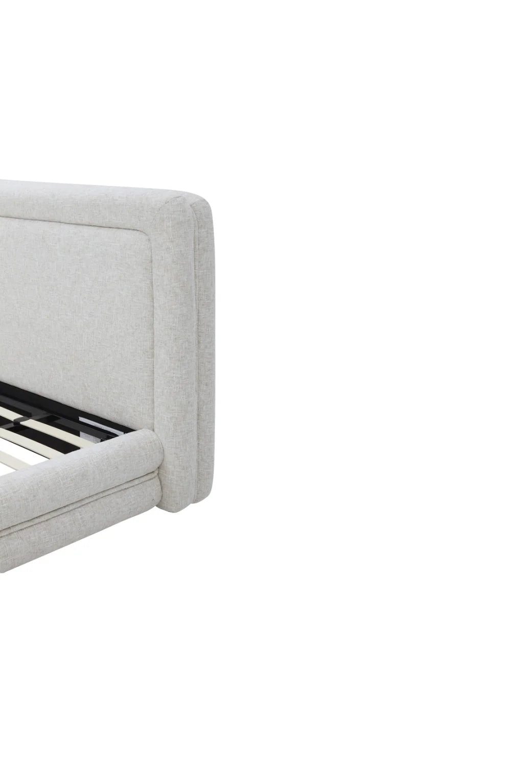 Luxury Modern White Tufted Bed European Style for Villa