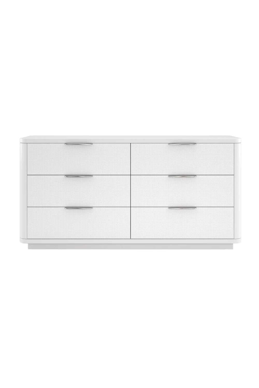 Luxury Modern White Woven Dresser European Style for Villa