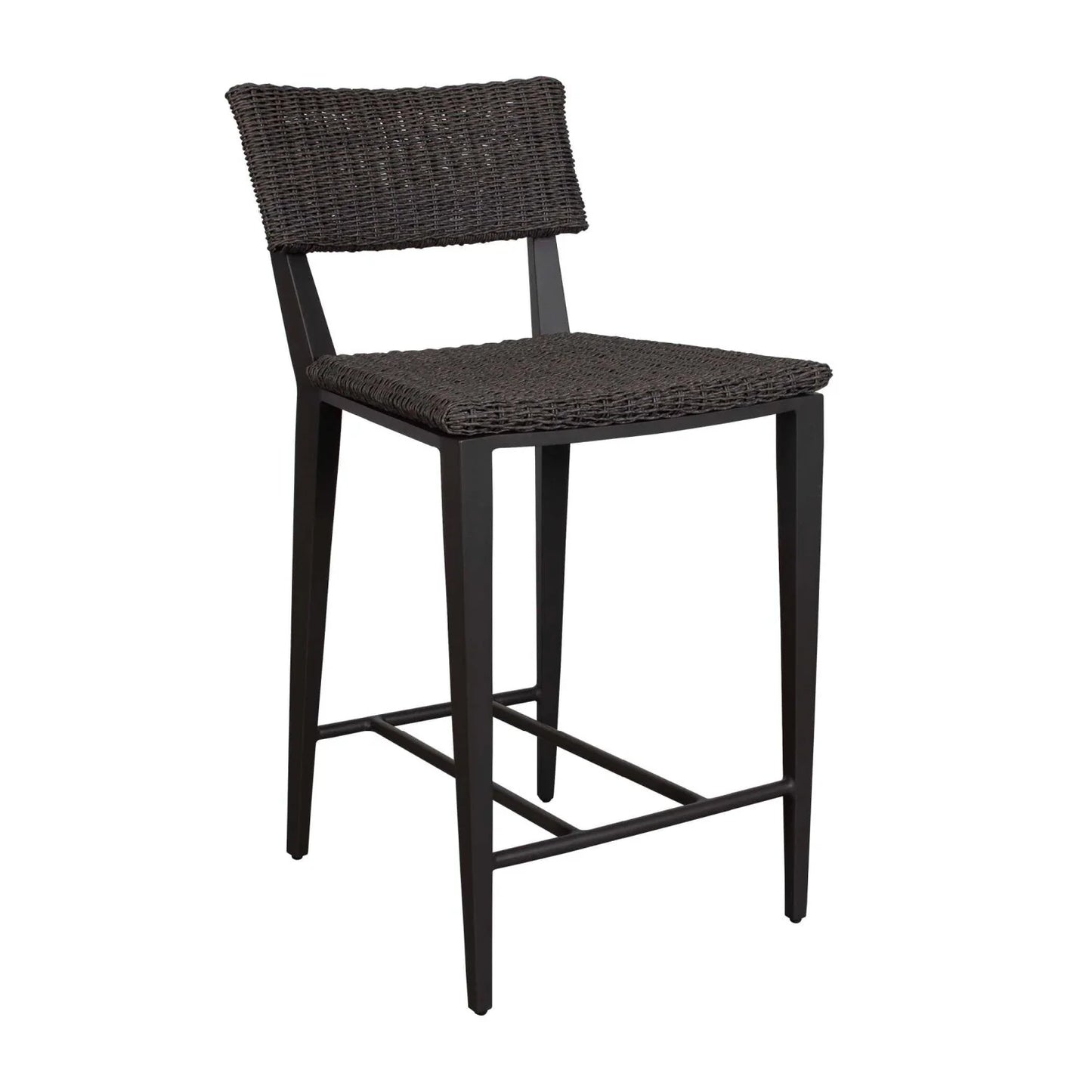 Luxury Modern Wicker Outdoor Counter Stool European Style for Villa
