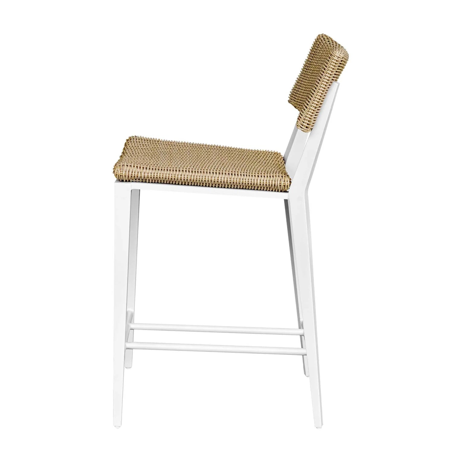 Luxury Modern Wicker Outdoor Counter Stool European Style for Villa