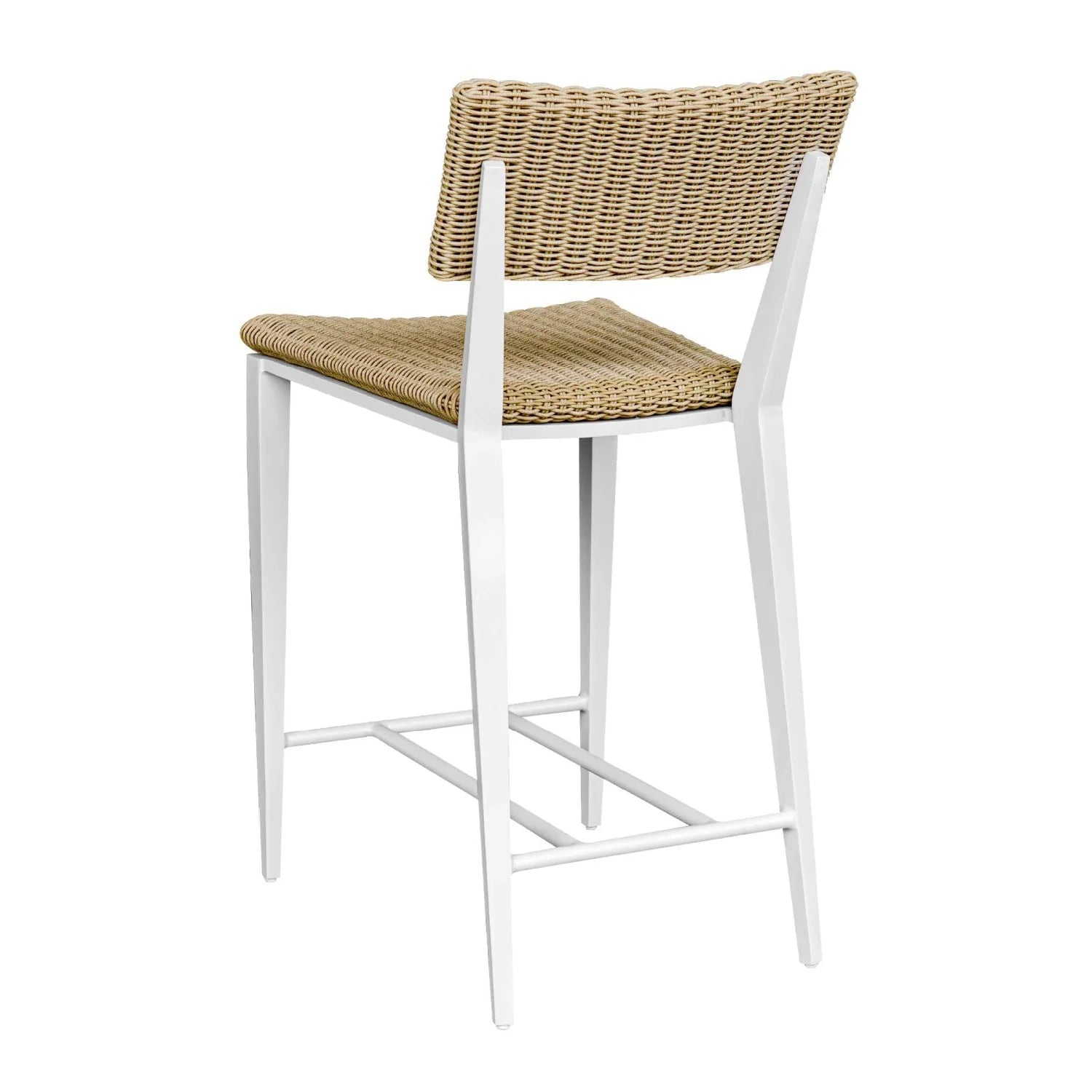 Luxury Modern Wicker Outdoor Counter Stool European Style for Villa