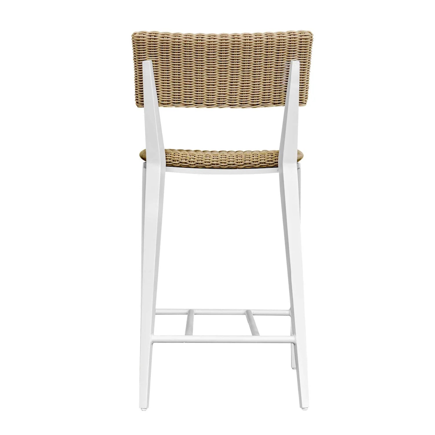 Luxury Modern Wicker Outdoor Counter Stool European Style for Villa