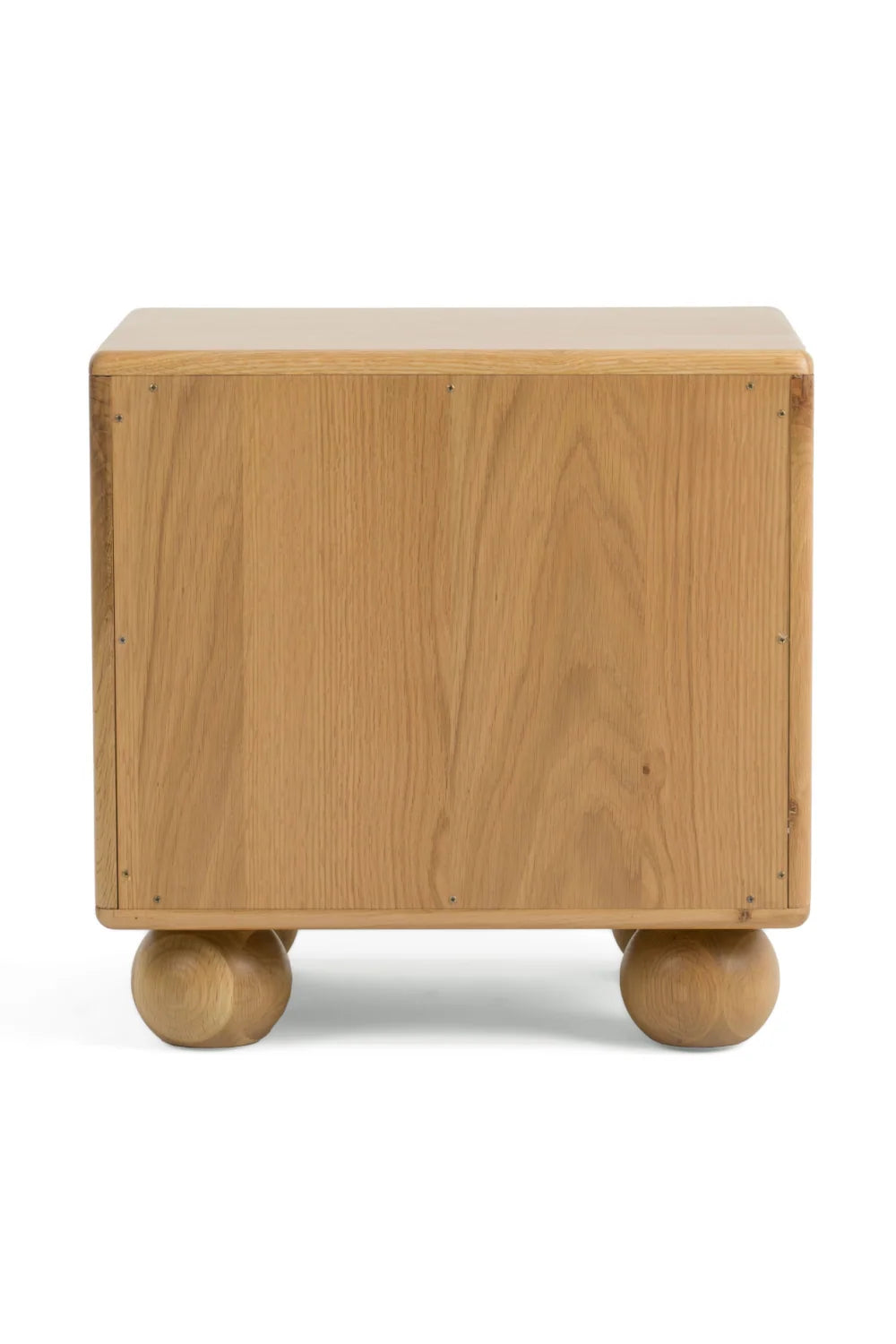 Luxury Modern Winters Fluted Oak Nightstand European Style for Villa