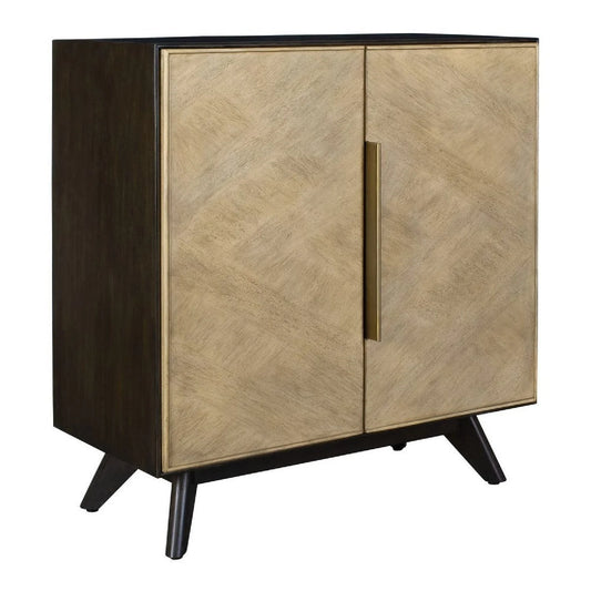 Luxury Modern Wood 2-Door Cabinet European Style for Villa