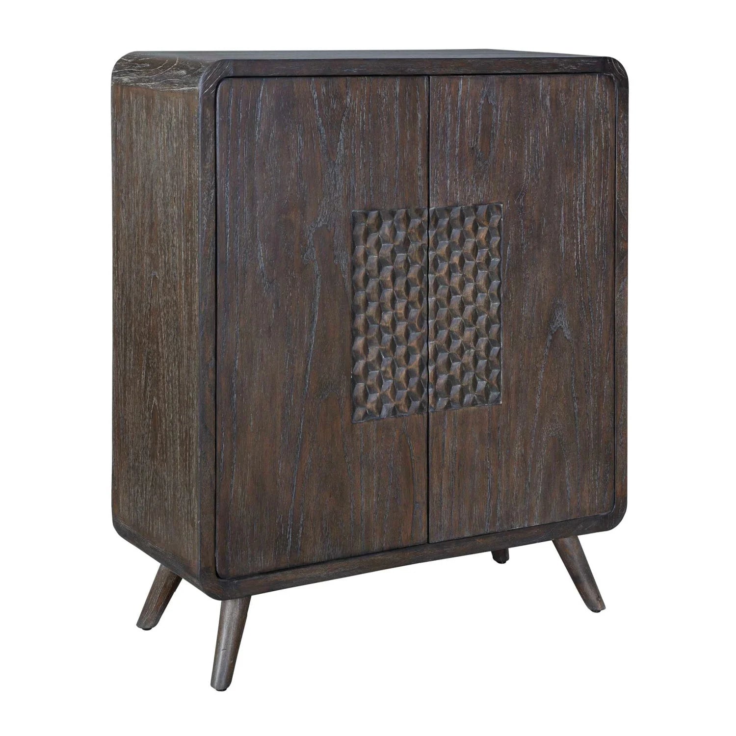Luxury Modern Wood 2-Door Cabinet European Style for Villa