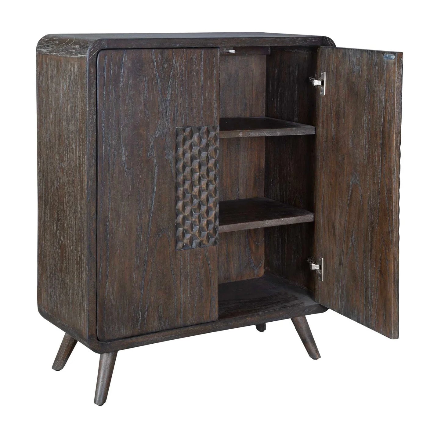 Luxury Modern Wood 2-Door Cabinet European Style for Villa