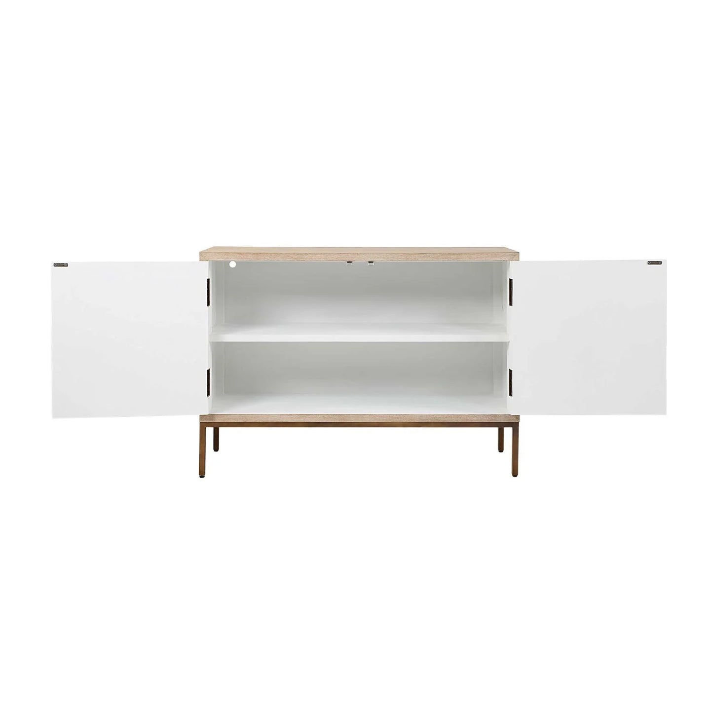 Luxury Modern Wood 2-Door Cabinet European Style for Villa