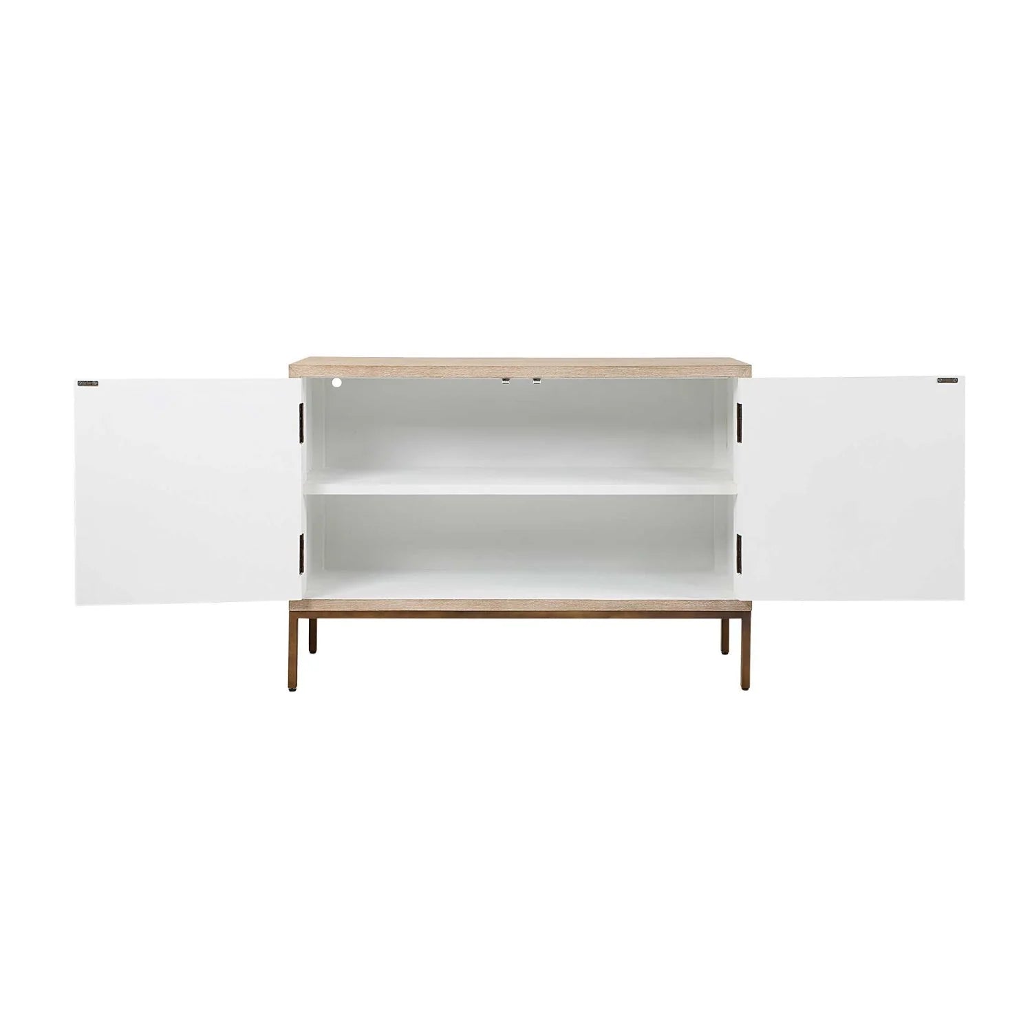 Luxury Modern Wood 2-Door Cabinet European Style for Villa