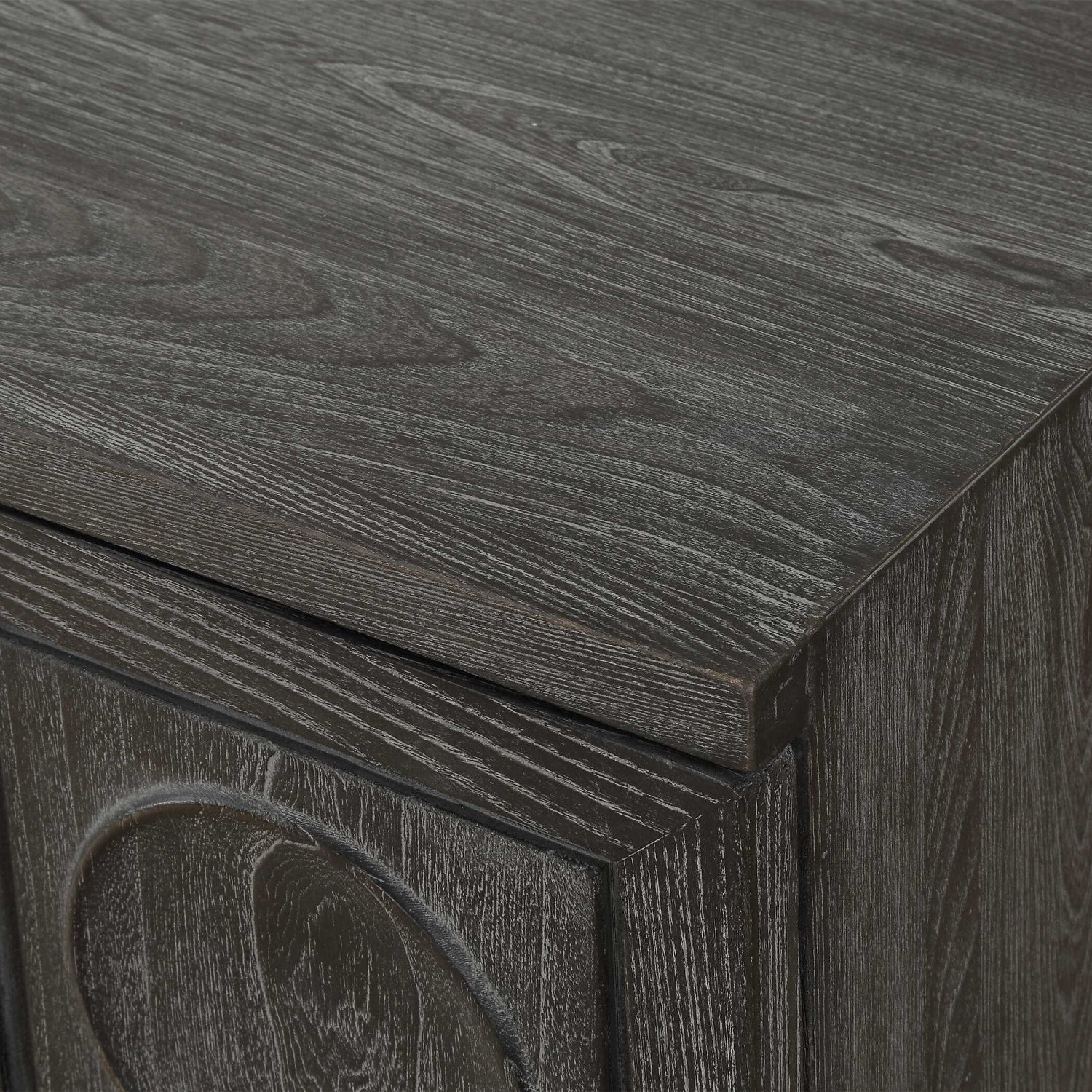Luxury Modern Wood 2-Door Cabinet European Style for Villa