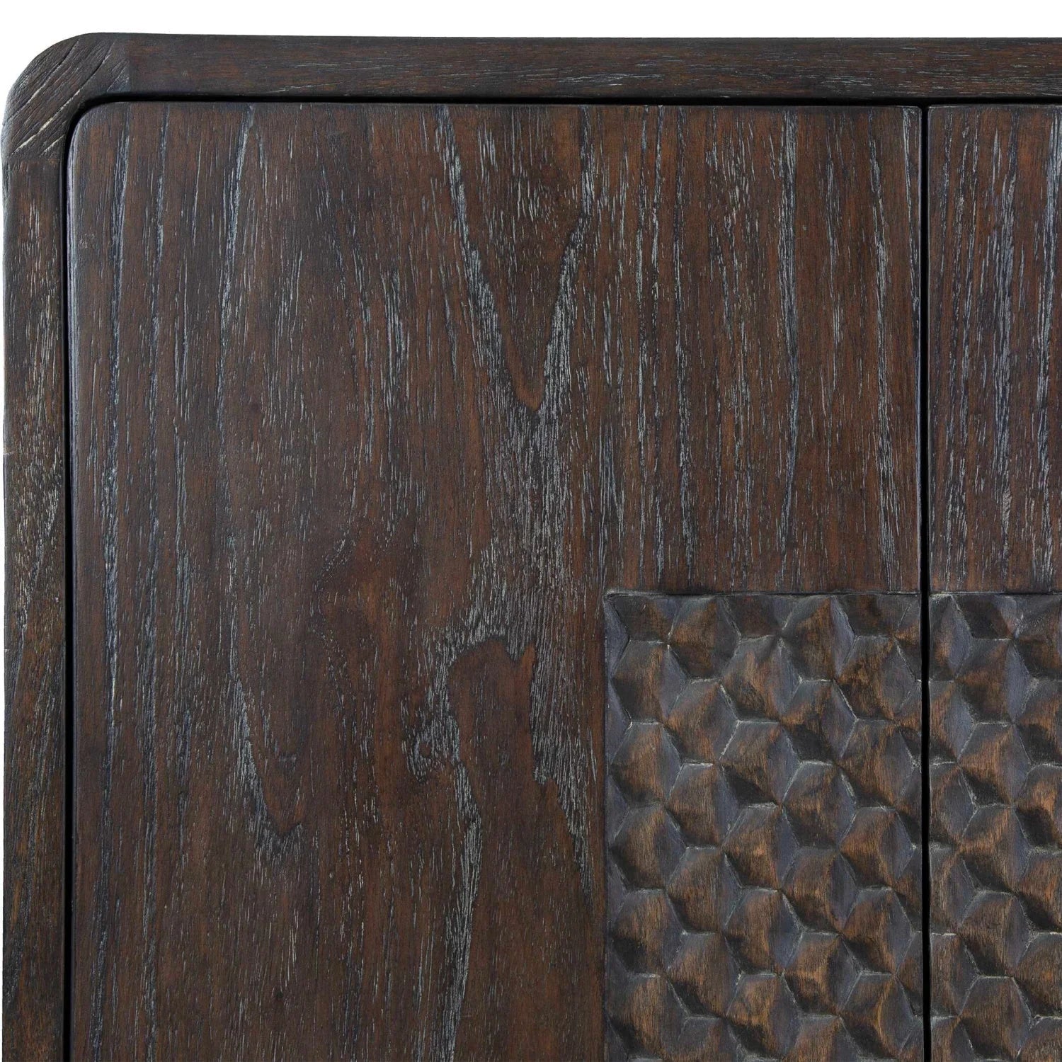 Luxury Modern Wood 2-Door Cabinet European Style for Villa