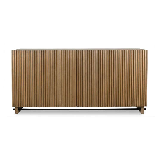 Luxury Modern Wood 4-Door Cabinet European Style for Villa