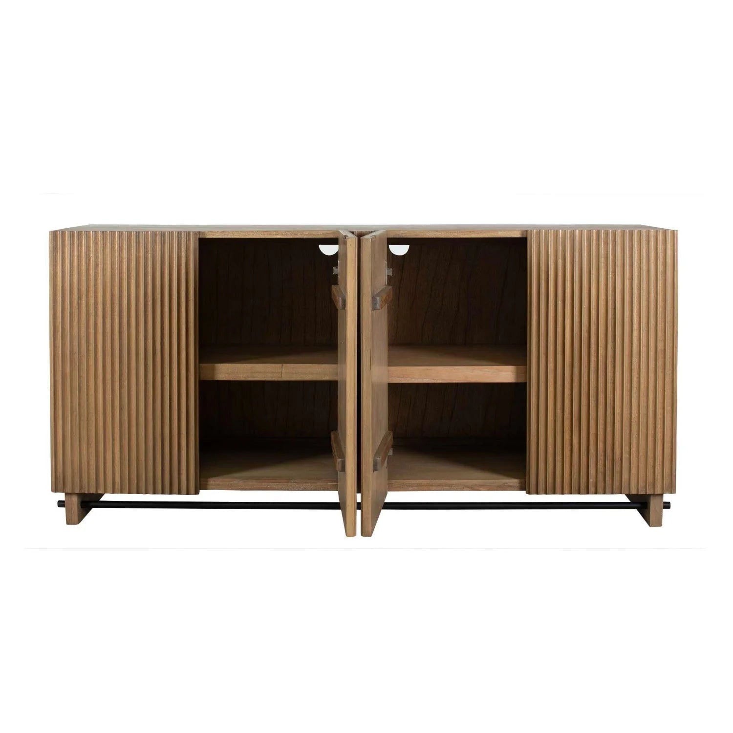 Luxury Modern Wood 4-Door Cabinet European Style for Villa