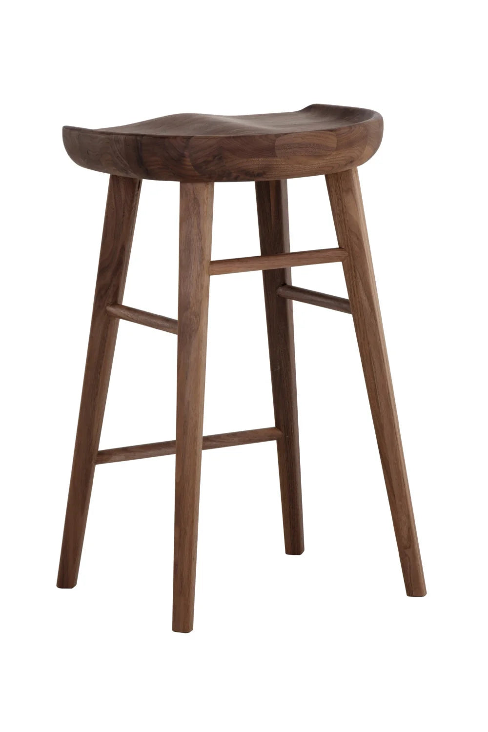 Luxury Modern Wood Counter Stool European Style for Villa