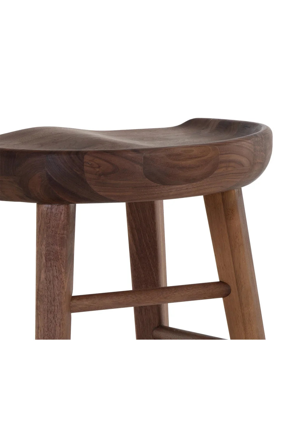 Luxury Modern Wood Counter Stool European Style for Villa