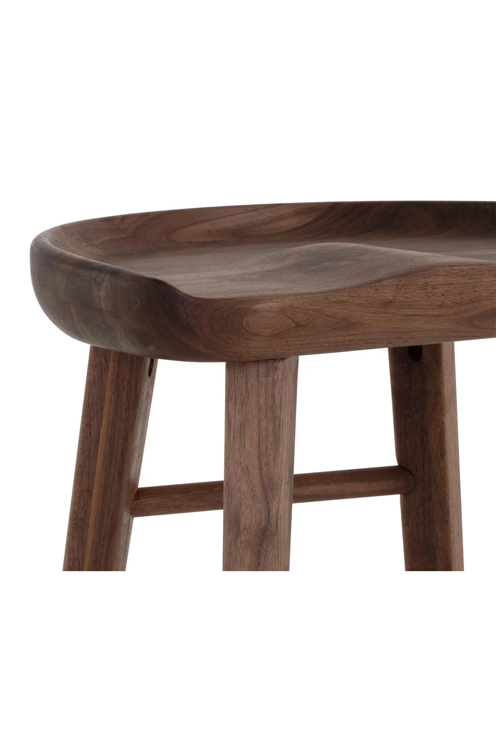 Luxury Modern Wood Counter Stool European Style for Villa