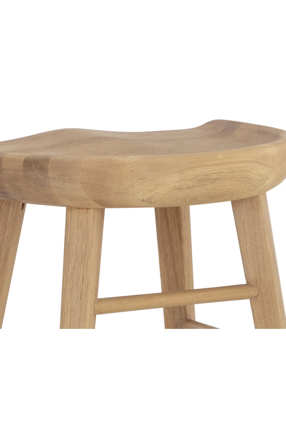Luxury Modern Wood Counter Stool European Style for Villa