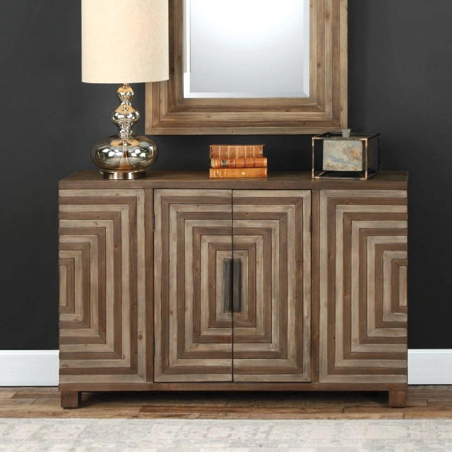 Luxury Modern Wood Storage Cabinet European Style for Villa