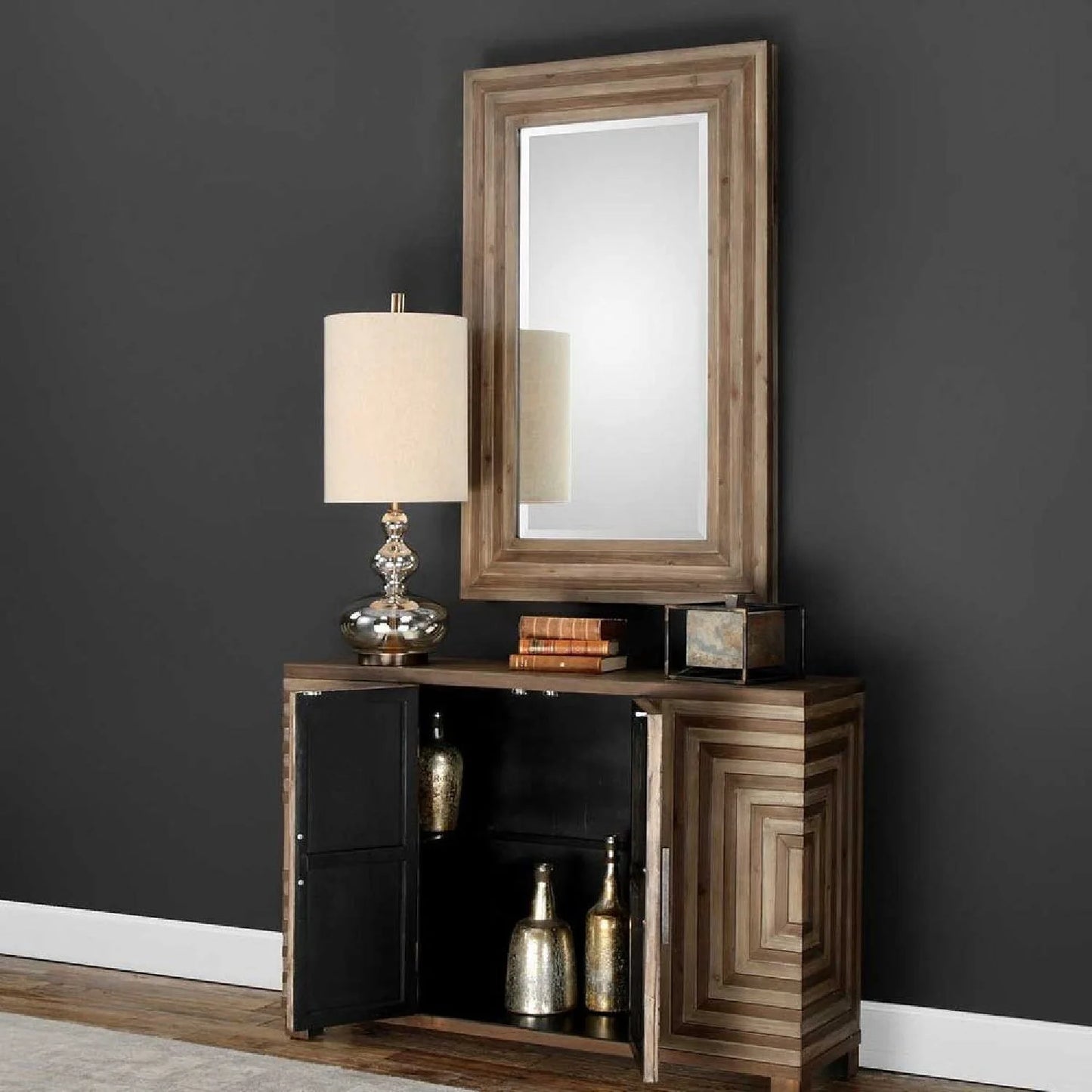Luxury Modern Wood Storage Cabinet European Style for Villa