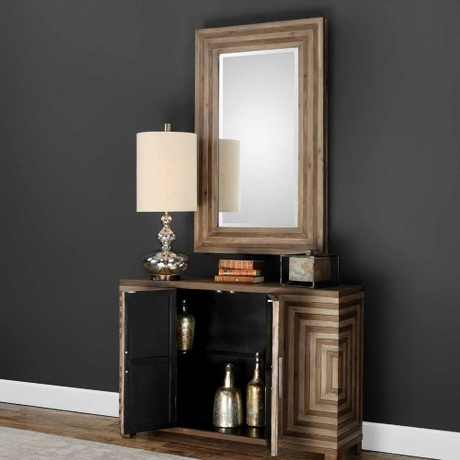 Luxury Modern Wood Storage Cabinet European Style for Villa