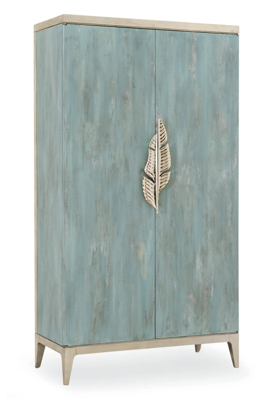 Luxury Modern Wood Tall Cabinet European Style for Villa