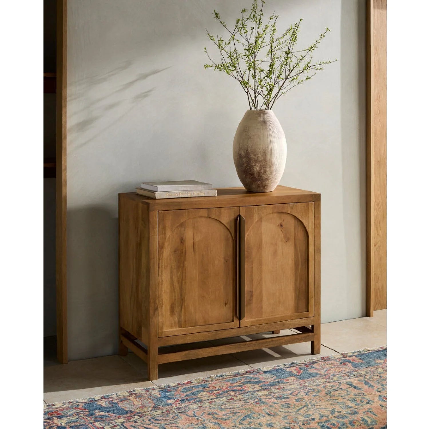 Luxury Modern Wood Tall Cabinet European Style for Villa