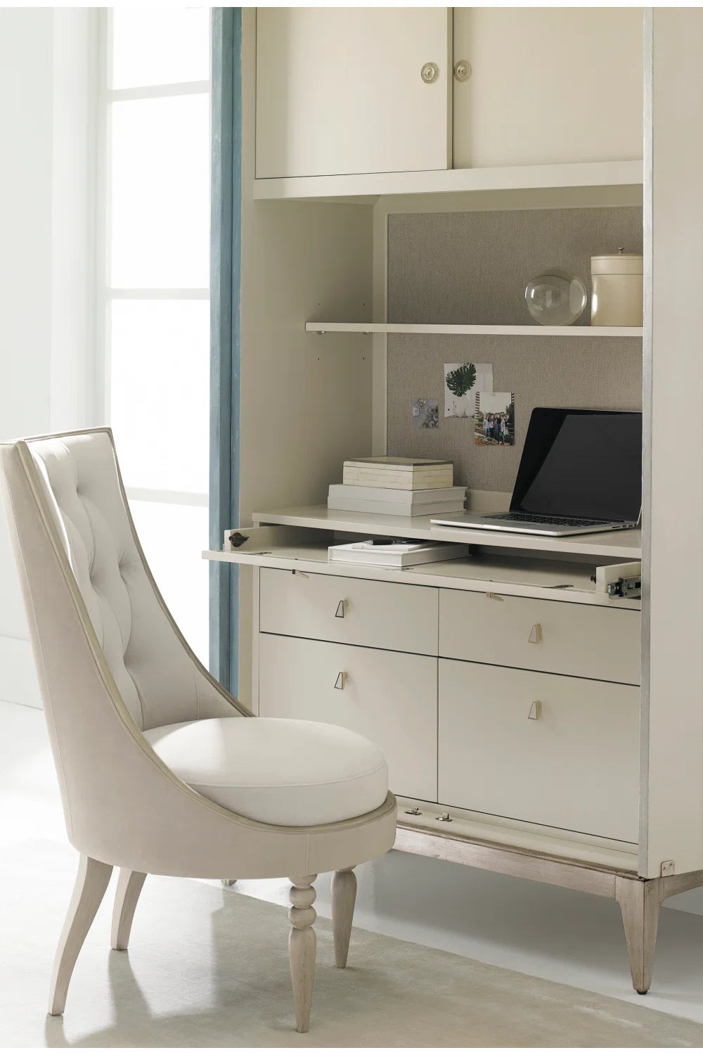 Luxury Modern Wood Tall Cabinet European Style for Villa