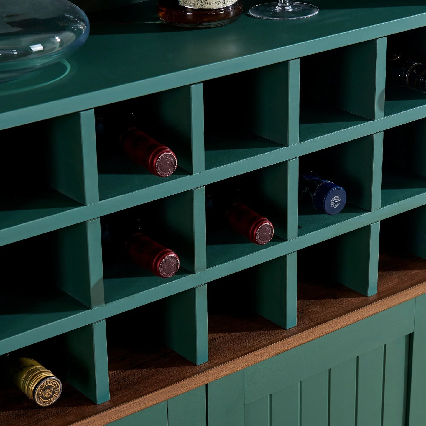 Luxury Modern Wood Wine Storage Cabinet European Style for Villa