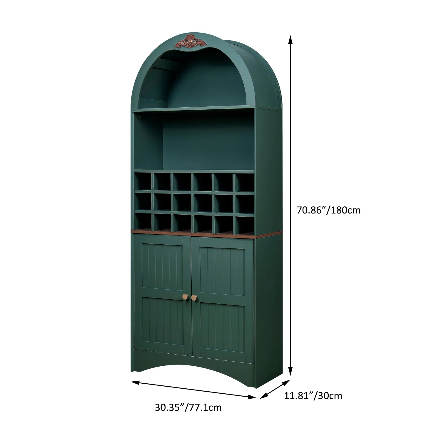 Luxury Modern Wood Wine Storage Cabinet European Style for Villa