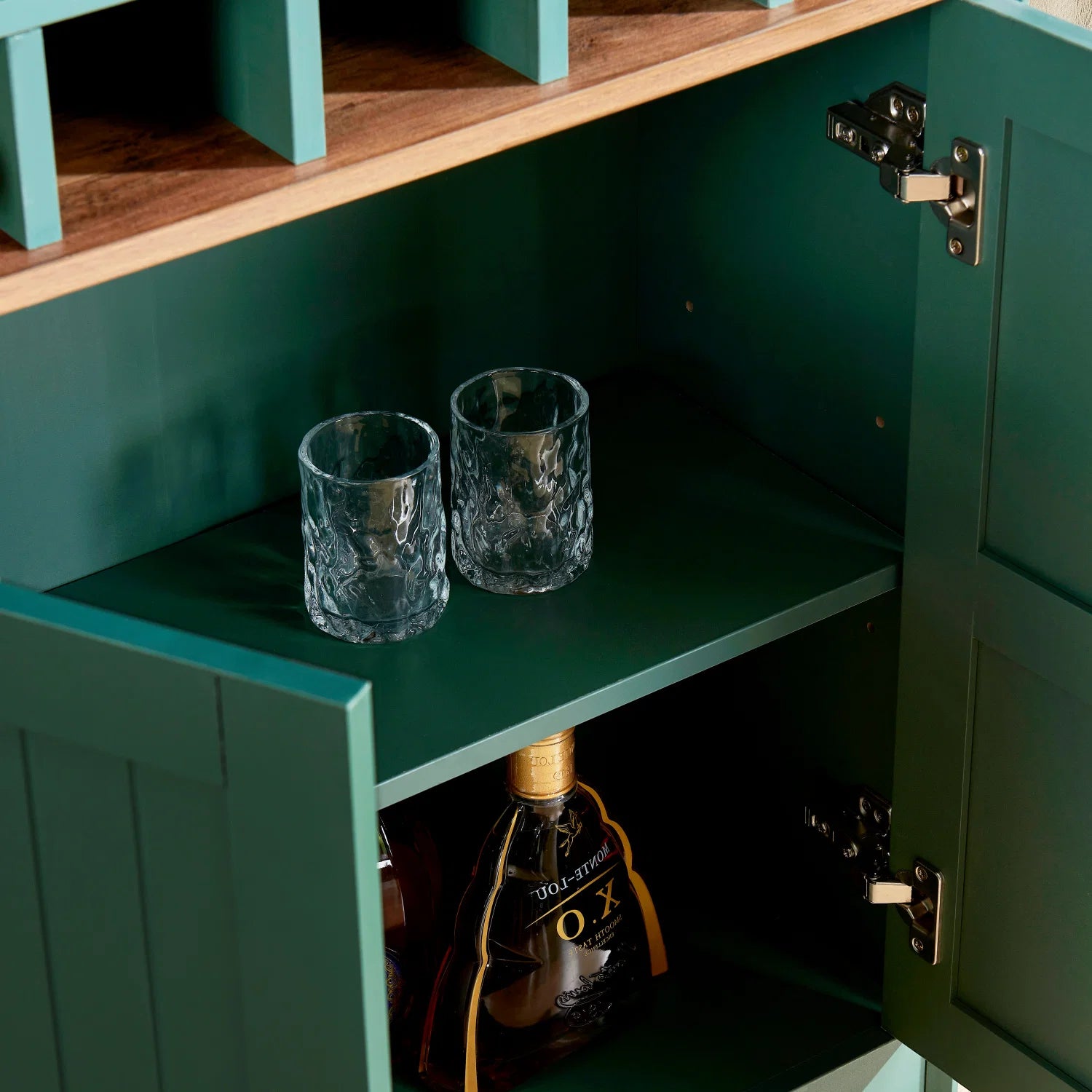 Luxury Modern Wood Wine Storage Cabinet European Style for Villa