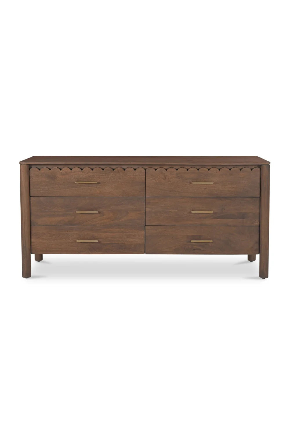 Luxury Modern Wooden 6-Drawer Dresser European Style for Villa