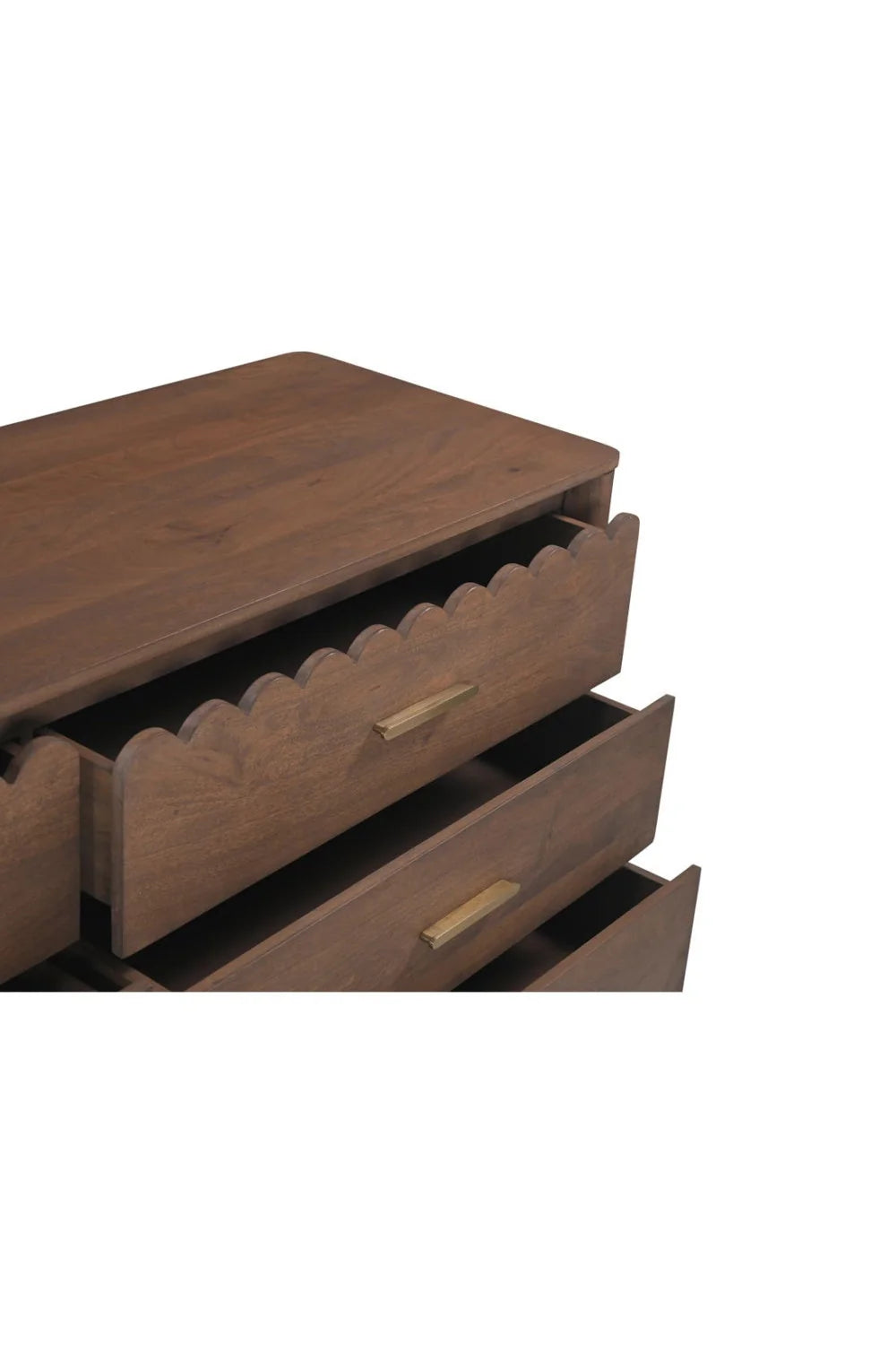 Luxury Modern Wooden 6-Drawer Dresser European Style for Villa