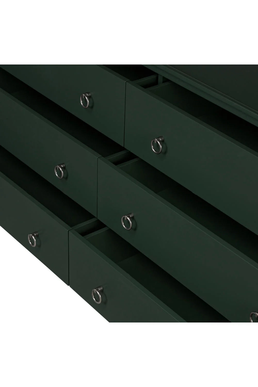 Luxury Modern Wooden 6-Drawer Dresser European Style for Villa