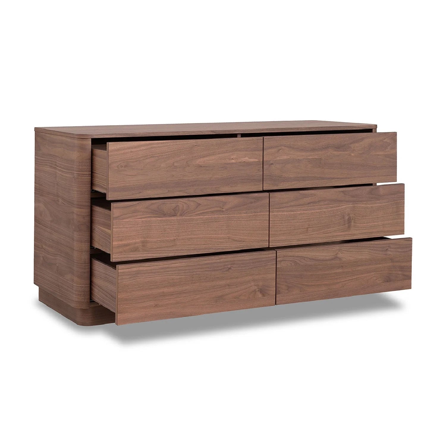 Luxury Modern Wooden 6-Drawer Dresser European Style for Villa