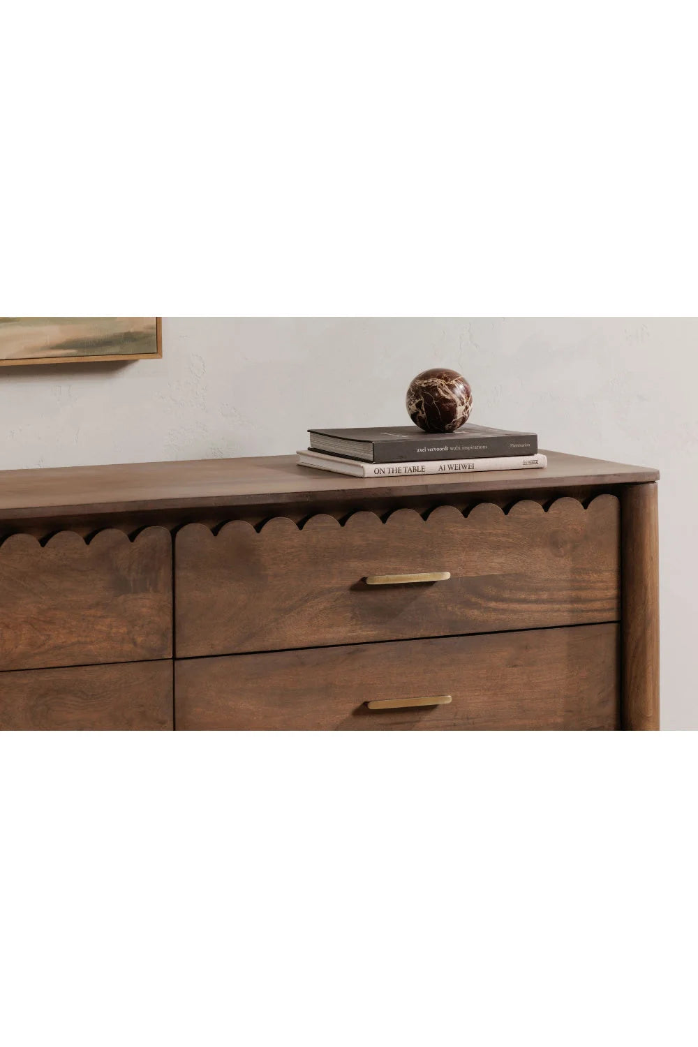 Luxury Modern Wooden 6-Drawer Dresser European Style for Villa