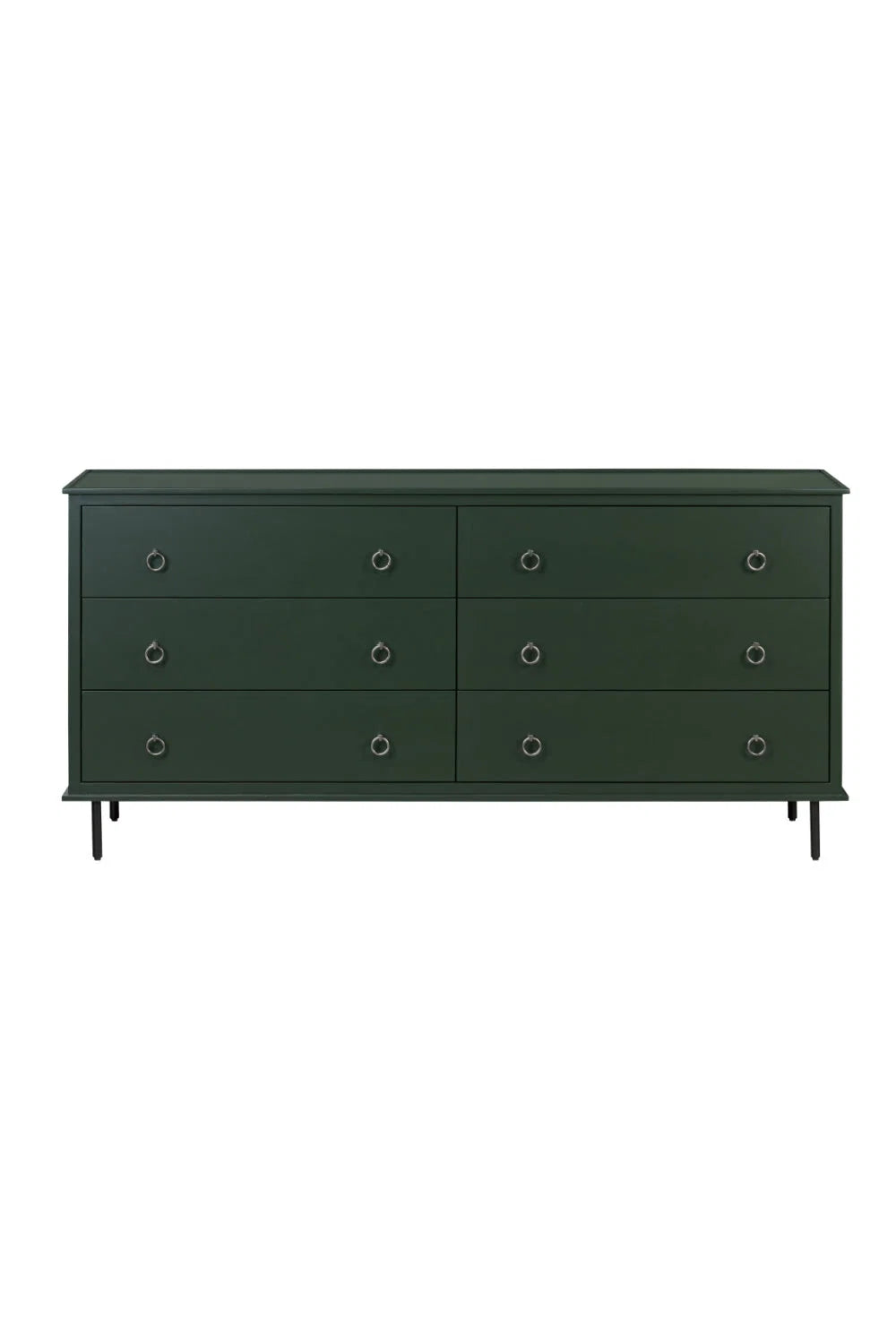 Luxury Modern Wooden 6-Drawer Dresser European Style for Villa