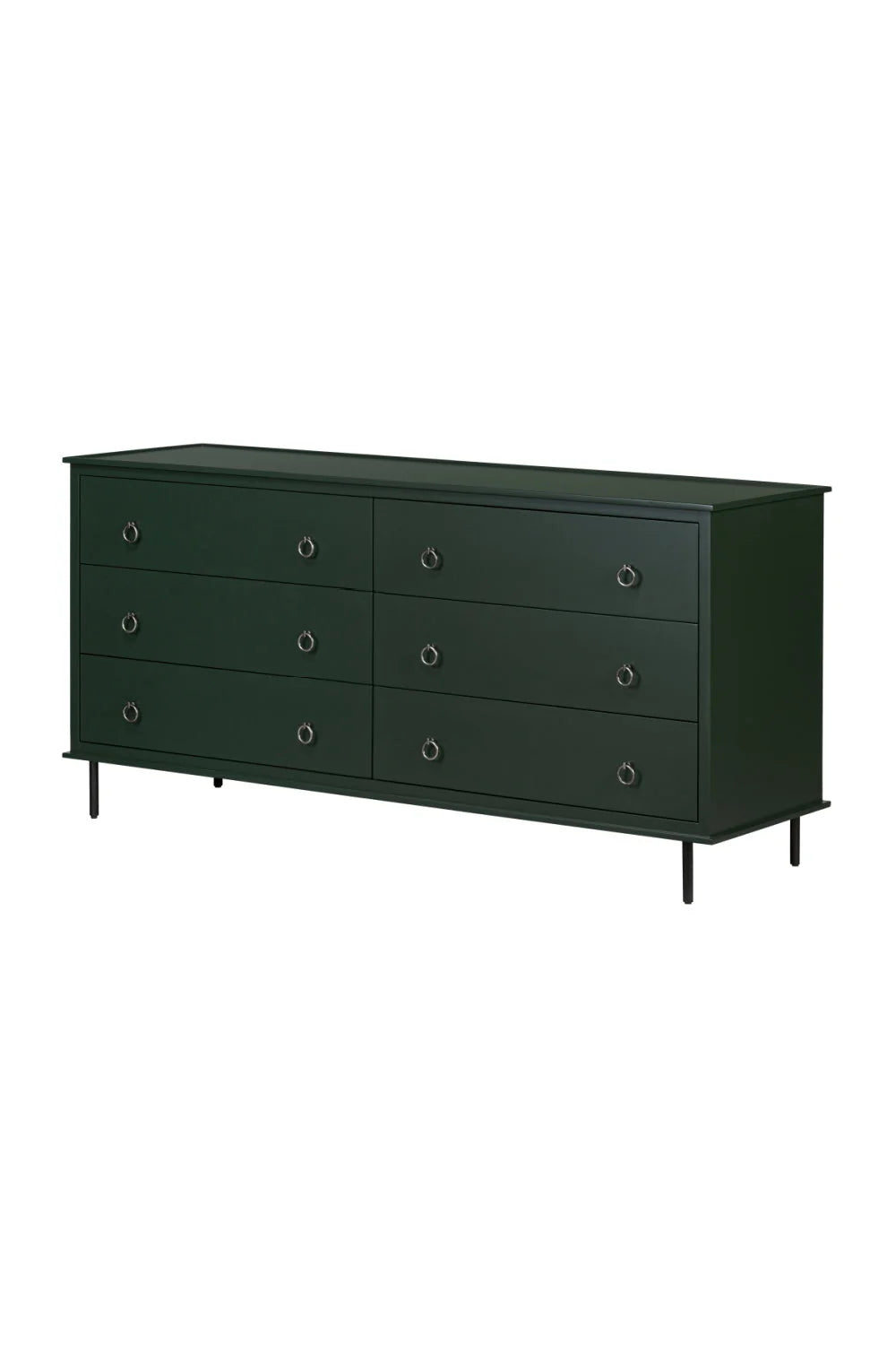 Luxury Modern Wooden 6-Drawer Dresser European Style for Villa