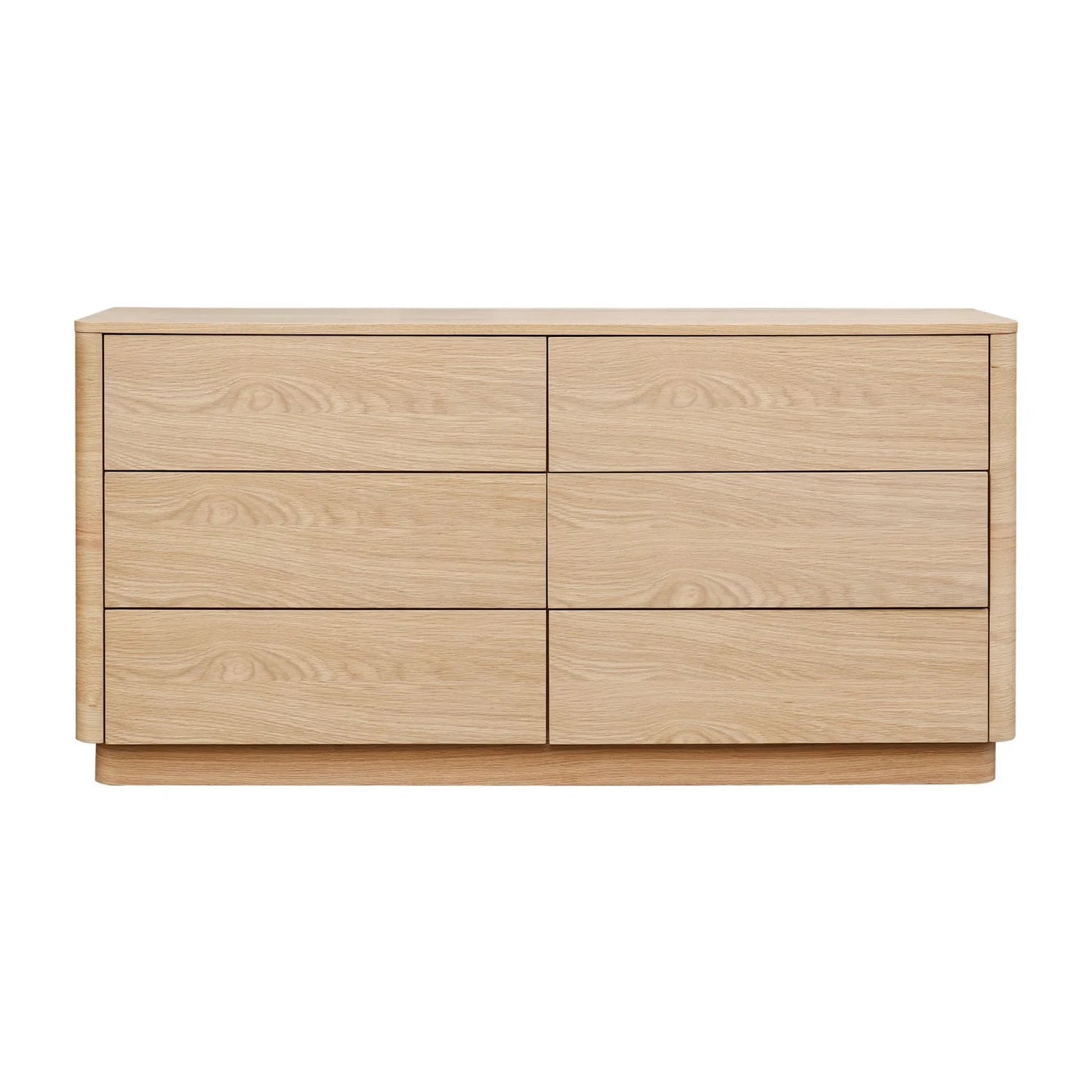 Luxury Modern Wooden 6-Drawer Dresser European Style for Villa