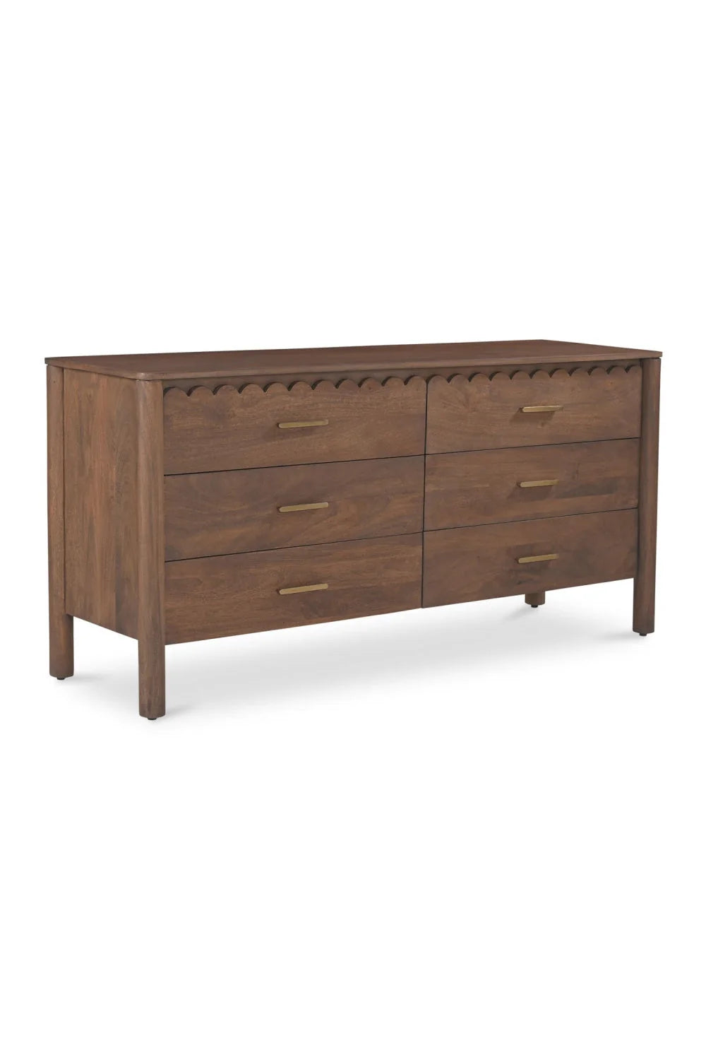 Luxury Modern Wooden 6-Drawer Dresser European Style for Villa