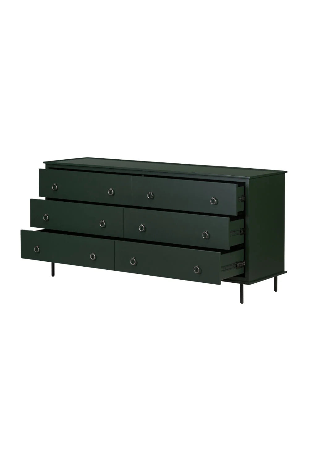 Luxury Modern Wooden 6-Drawer Dresser European Style for Villa