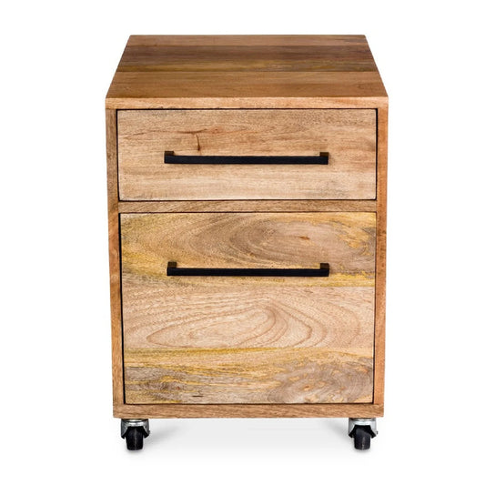 Luxury Modern Wooden Mobile Filing Cabinet European Style for Villa