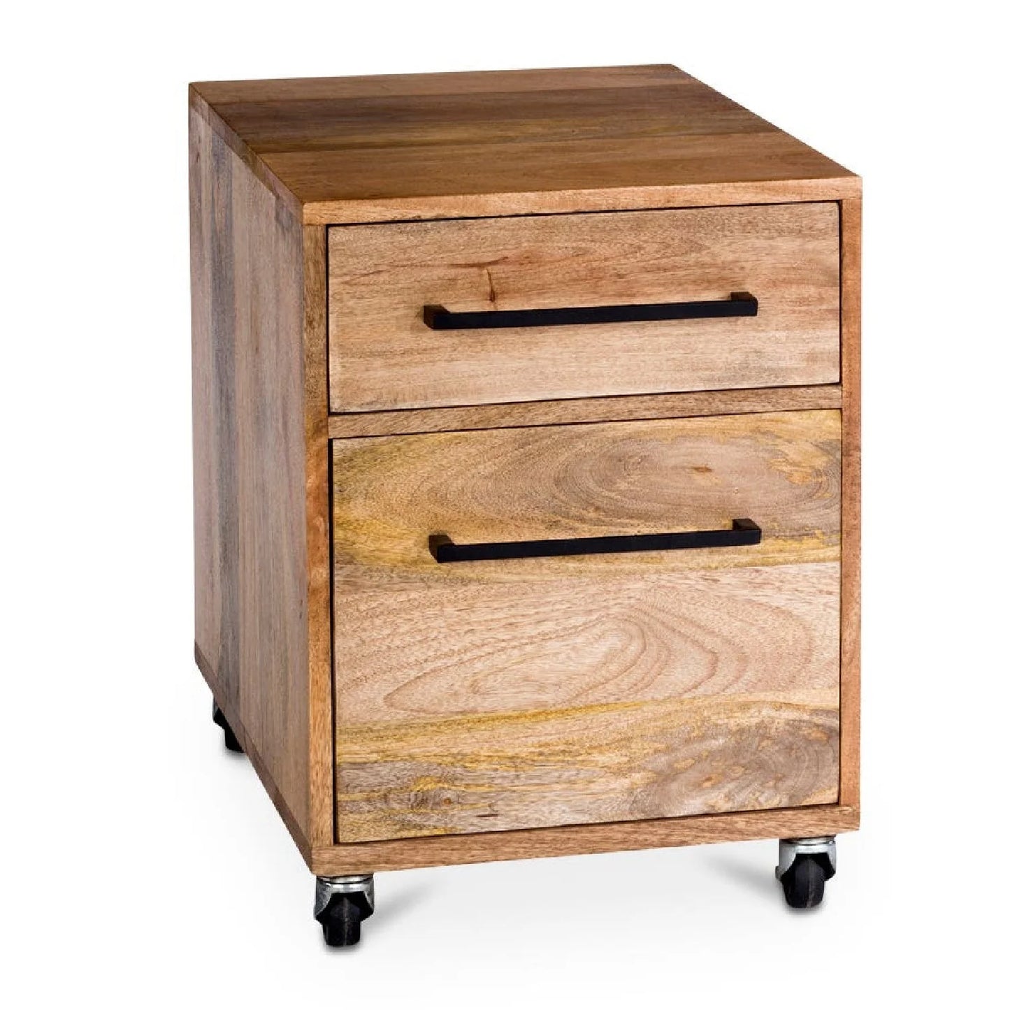 Luxury Modern Wooden Mobile Filing Cabinet European Style for Villa