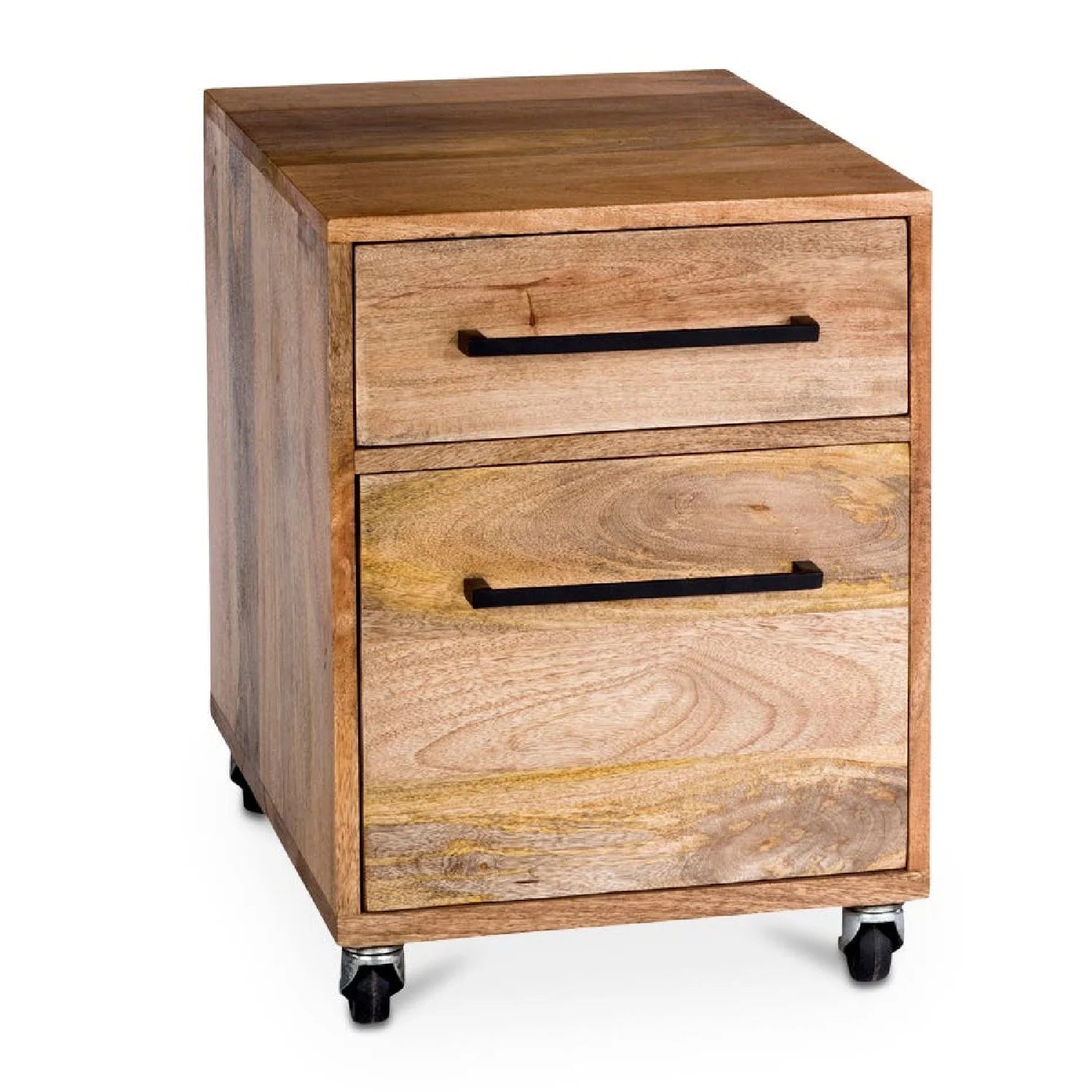 Luxury Modern Wooden Mobile Filing Cabinet European Style for Villa