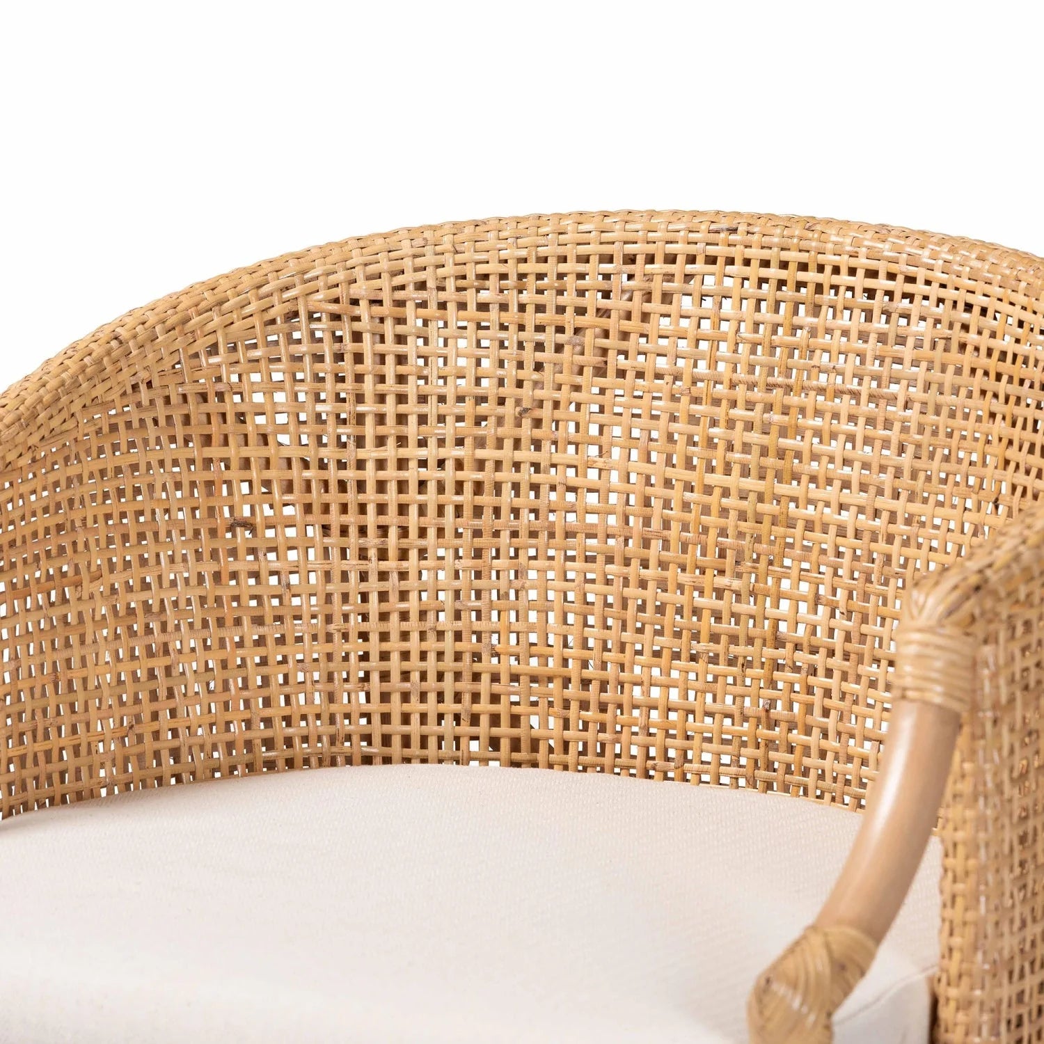 Luxury Modern Woven Rattan Bar Stools European Style for Villa