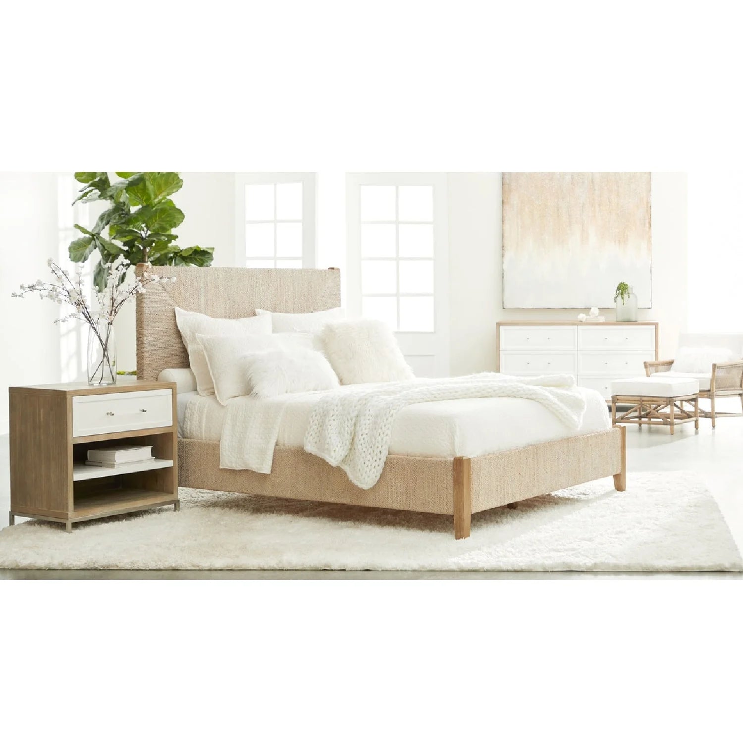Luxury Modern Wrenn Nightstand European Style for Villa