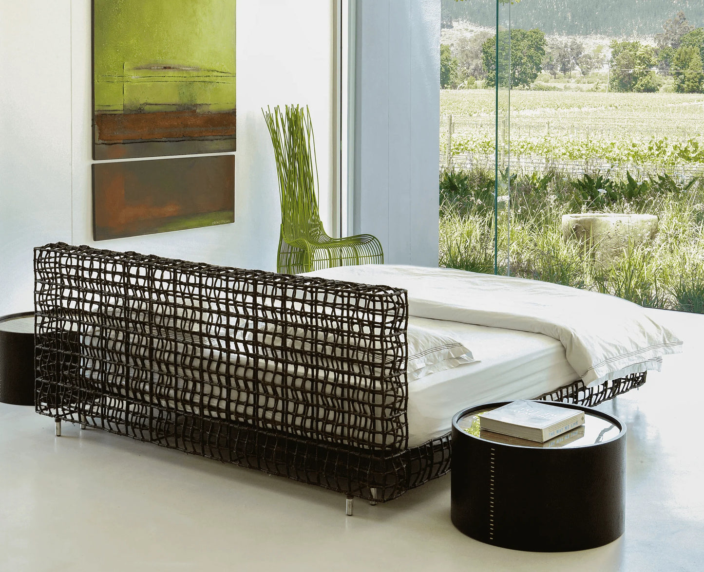 Luxury Modern Yin & Yang Bed European Style for Villa