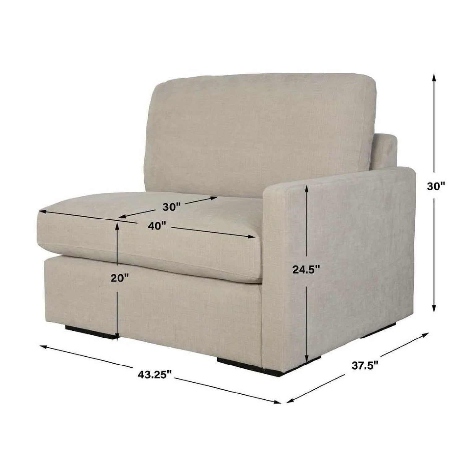 Luxury Modular Beige Fabric Sectional Sofa Modern Italian Style for Villa