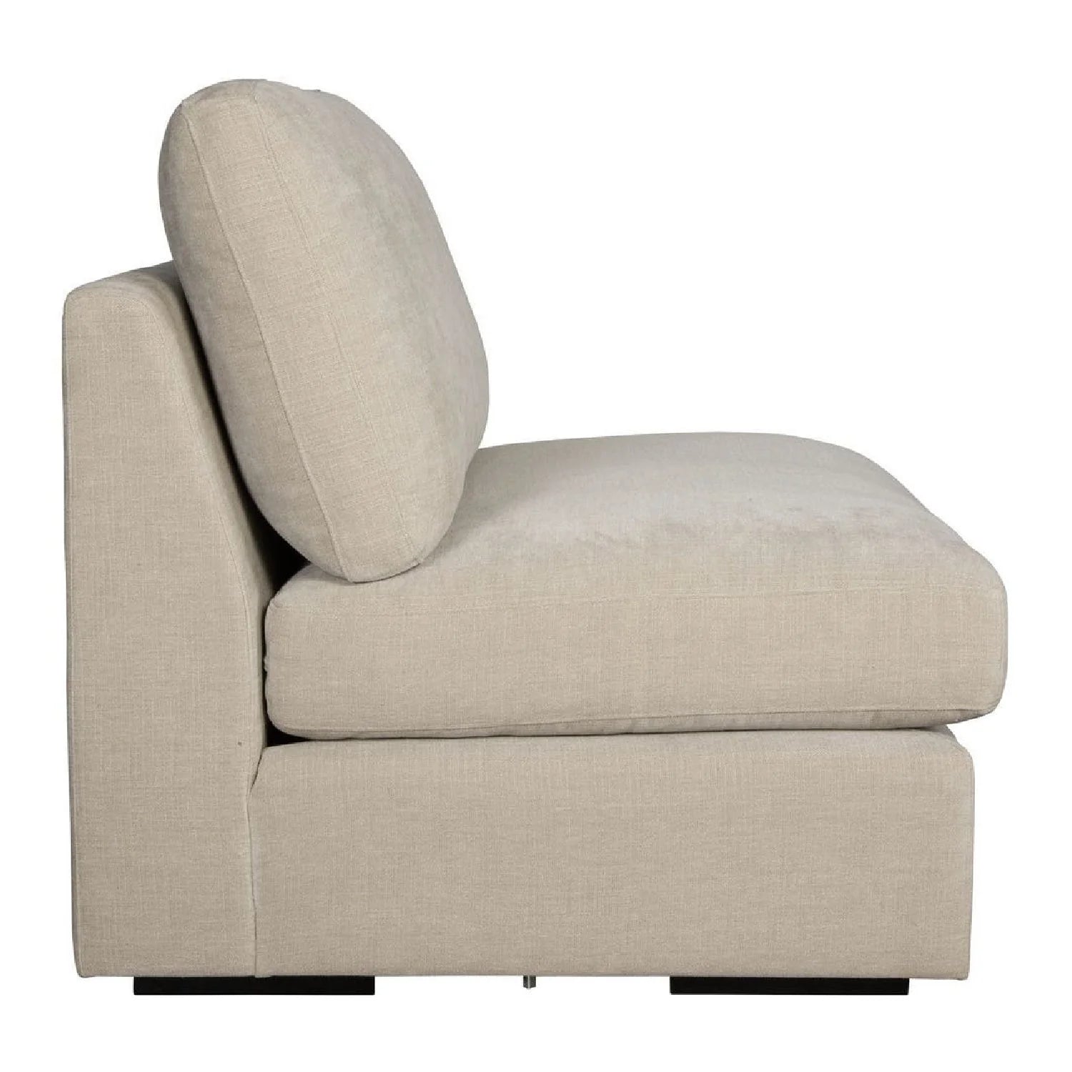 Luxury Modular Beige Fabric Sectional Sofa Modern Italian Style for Villa