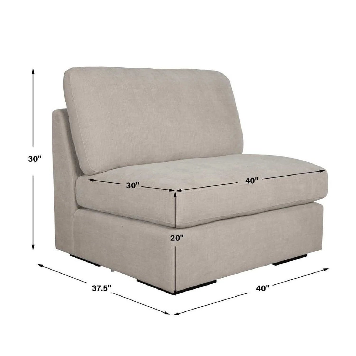 Luxury Modular Beige Fabric Sectional Sofa Modern Italian Style for Villa
