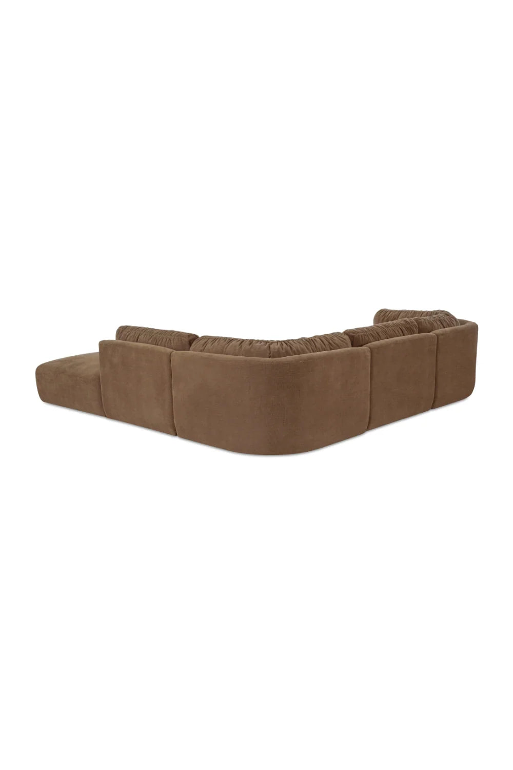 Luxury Modular Chenille Sectional Sofa Modern Italian Style for Villa