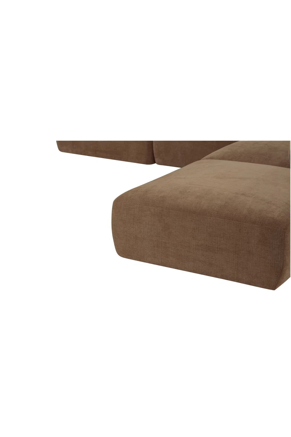 Luxury Modular Chenille Sectional Sofa Modern Italian Style for Villa